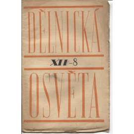 Dělnická osvěta, ročník XII, číslo 8/1926 (časopis, levicová literatura)