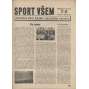 Sport všem, ročník I., číslo 1-8/1938, Časopis pro zájmy lidového sportu (staré noviny, 1. republika)