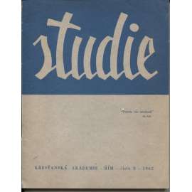 Studie, číslo 8/1962 (Řím, exil)