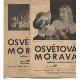 Osvětová Morava, ročník XV., číslo 6-8/1939. Osvětový věstník moravskoslezský