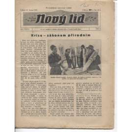 Nový lid, ročník XXXIII., číslo 4/1936. List pro vzdělání a mravní obrození lidu (28.1.1936) - staré noviny, 1. republika