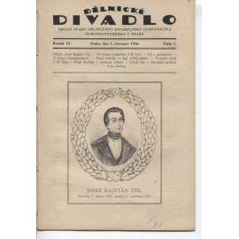 Dělnické jeviště, ročník VI., číslo 7/1926. Orgán Svazu dělnického divadelního ochotnictva československého v Praze (staré noviny, 1. republika)