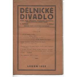 Dělnické divadlo, ročník II., číslo 1/1922