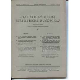 Statistický obzor, ročník XX., číslo 9-10/1940 / Statistische Rundschau (časopis, protektorát)