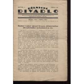 Dělnické divadlo, ročník V., číslo 7-8/1925