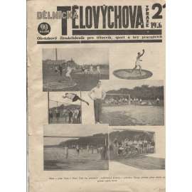 Dělnická tělovýchova v Praze 21/1926. Obrázkový čtrnáctideník pro tělocvik, sport a hry pracujících (staré noviny,1. republika)