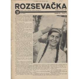 Rozsevačka, ročník VI., číslo 13/1931 (časopis, 1. republika, staré noviny) - není kompletní