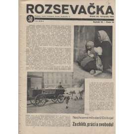 Rozsevačka, ročník VI., číslo 19/1931 (časopis, 1. republika, staré noviny)