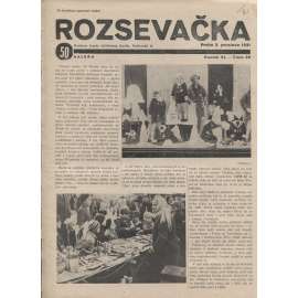 Rozsevačka, ročník VI., číslo 20/1931 (časopis, 1. republika, staré noviny)