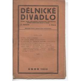 Dělnické divadlo, ročník II., číslo 2/1922