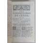 Les Commentaires de César en latin et en françois, sv. 1 [1686; Zápisky o válce galské; Válečné paměti; vazba; kůže]