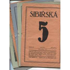 Sibiřská 5, ročník I., číslo 1-6/1925 (časopis, legie, humor, satira)