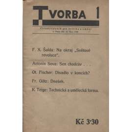 Tvorba, list pro kritiku a umění - 1926