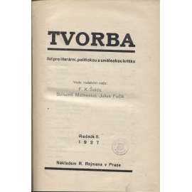 Tvorba, roč. II./1927 (List pro literární, politickou a uměleckou kritiku)