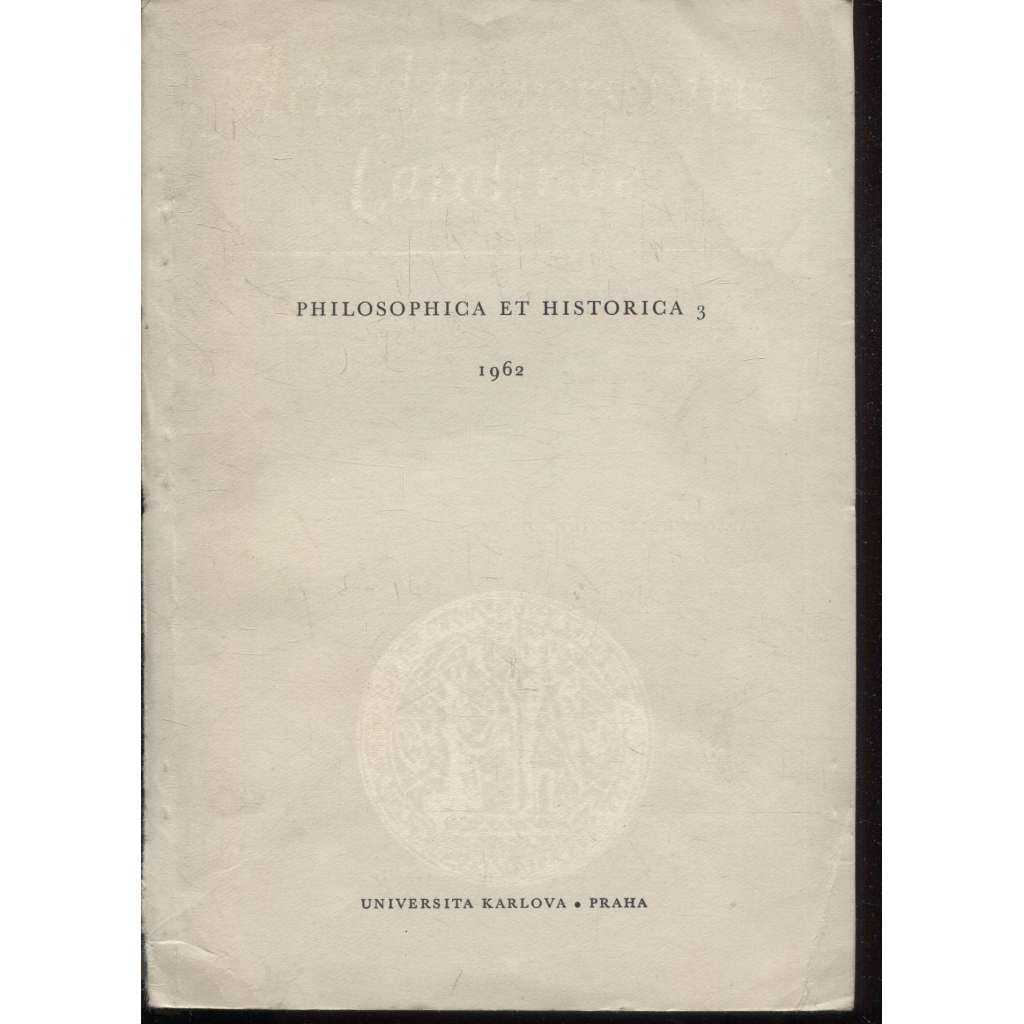 Příspěvky k dějinám třídních bojů v Čechách II. Nevolnické povstání r. 1775 (Acta Universitatis Carolinae)