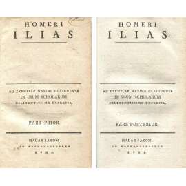 Homeri Ilias, 1-2 [Homérova Ilias, 1785; řecky; řečtina]