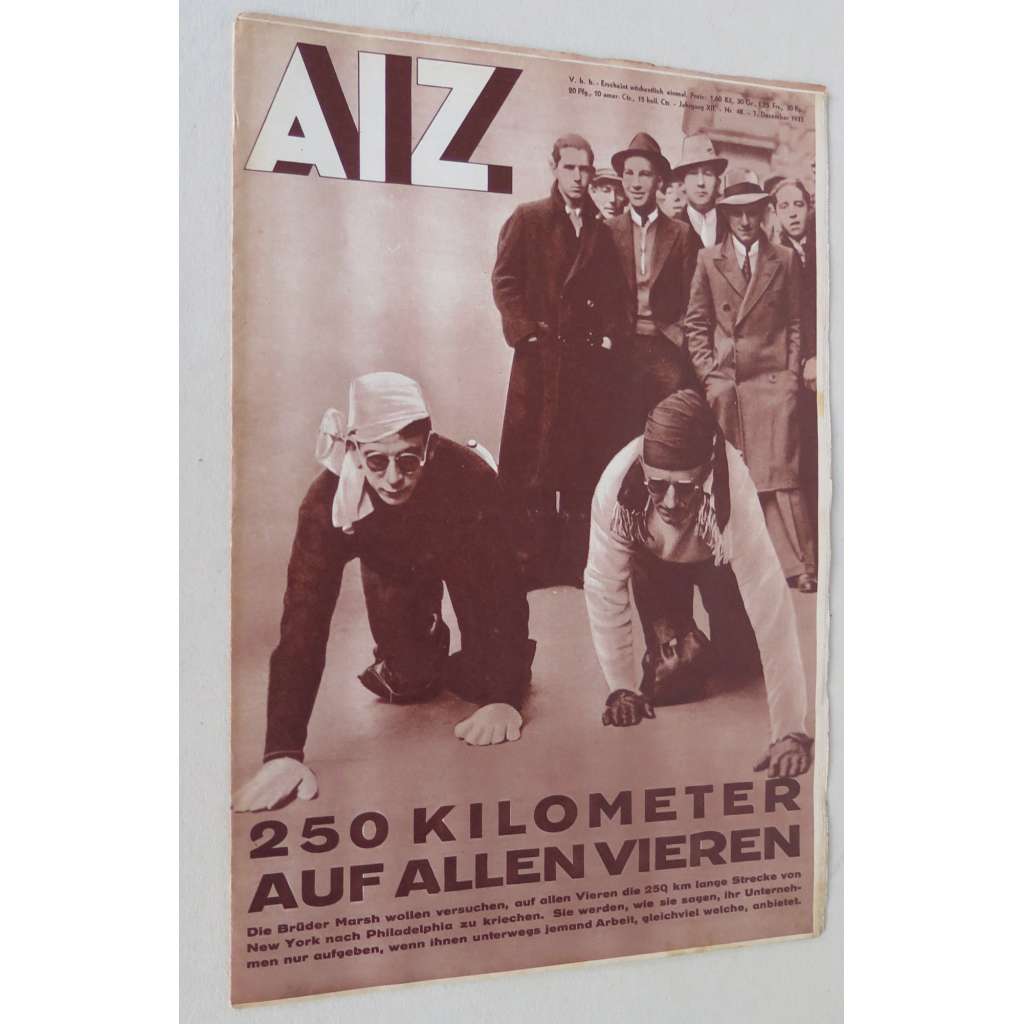 AIZ [Arbeiter-Illustrierte-Zeitung; A-I-Z], roč. 12, 1933, č. 48 [časopis; fotografie; nacismus; antifašismus]