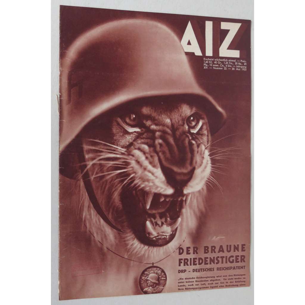 AIZ [Arbeiter-Illustrierte-Zeitung; A-I-Z], roč. 14, 1935, č. 22 [časopis; fotografie; nacismus; antifašismus]