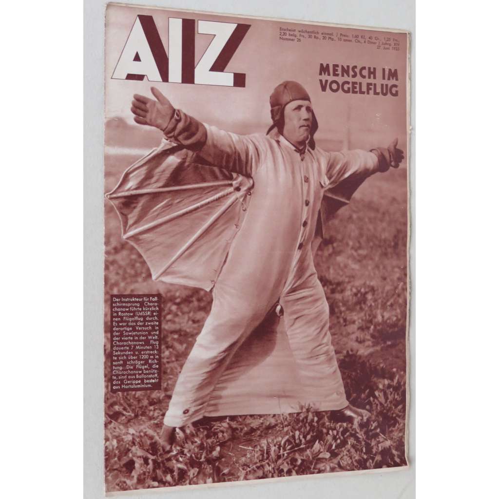 AIZ [Arbeiter-Illustrierte-Zeitung; A-I-Z], roč. 14, 1935, č. 26 [časopis; fotografie; nacismus; antifašismus]