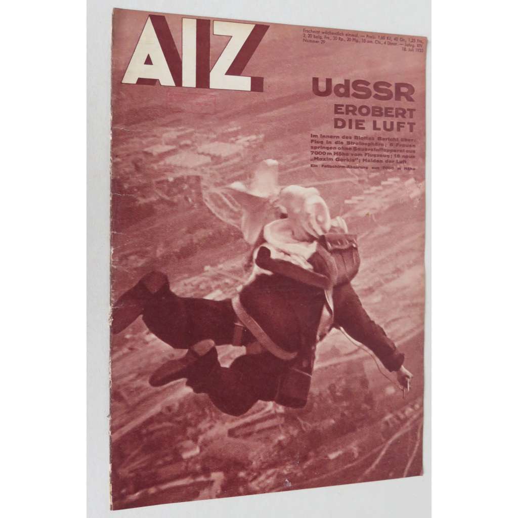 AIZ [Arbeiter-Illustrierte-Zeitung; A-I-Z], roč. 14, 1935, č. 29 [časopis; fotografie; nacismus; antifašismus]