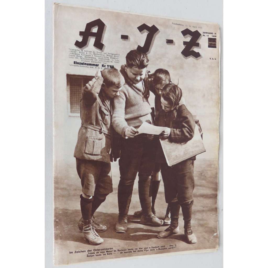 A-I-Z [Arbeiter-Illustrierte-Zeitung; AIZ], roč. 9, 1930, č. 14 [časopis; fotografie; komunismus]