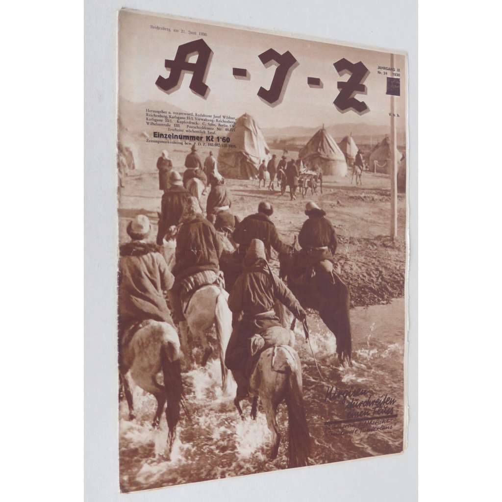 A-I-Z [Arbeiter-Illustrierte-Zeitung; AIZ], roč. 9, 1930, č. 24 [časopis; fotografie; komunismus]