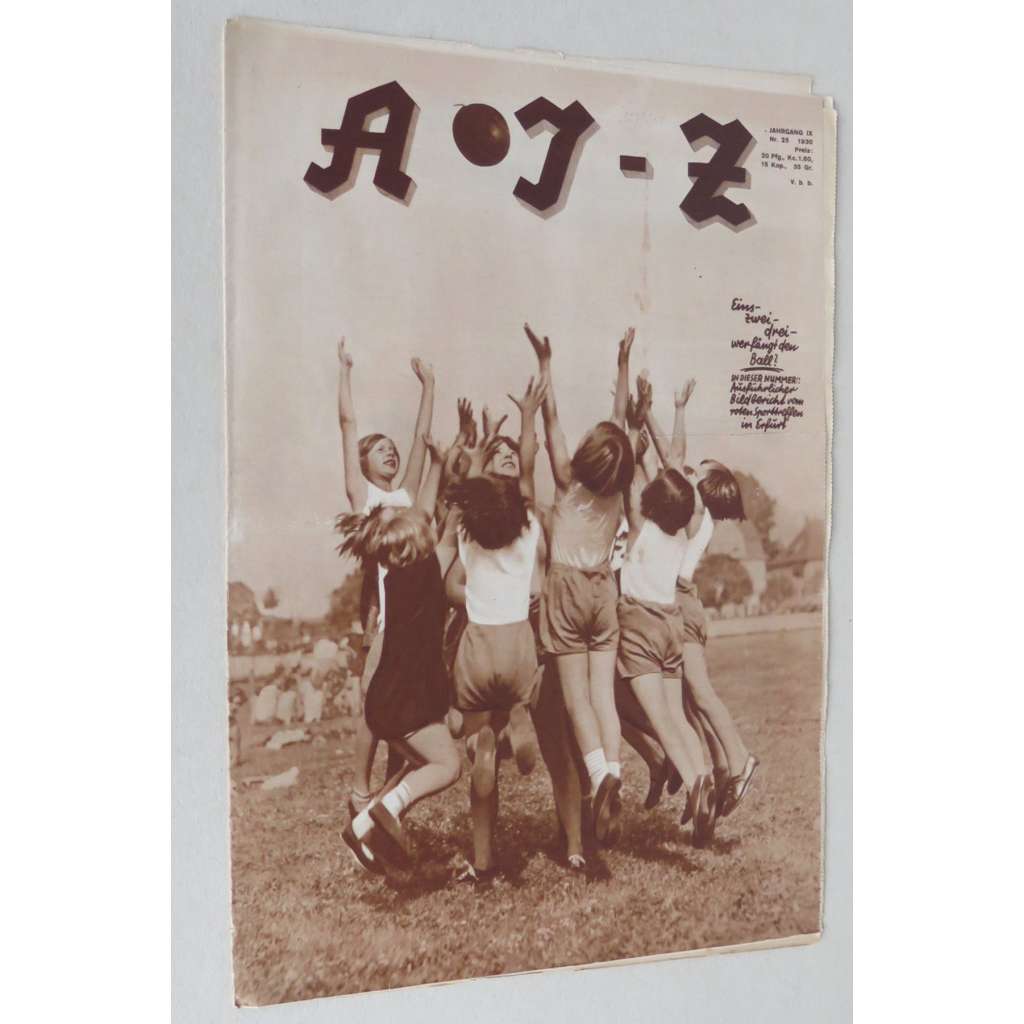 A-I-Z [Arbeiter-Illustrierte-Zeitung; AIZ], roč. 9, 1930, č. 25 [časopis; fotografie; komunismus]