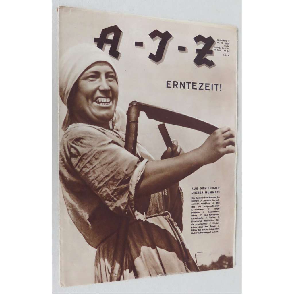 A-I-Z [Arbeiter-Illustrierte-Zeitung; AIZ], roč. 9, 1930, č. 32 [časopis; fotografie; komunismus]