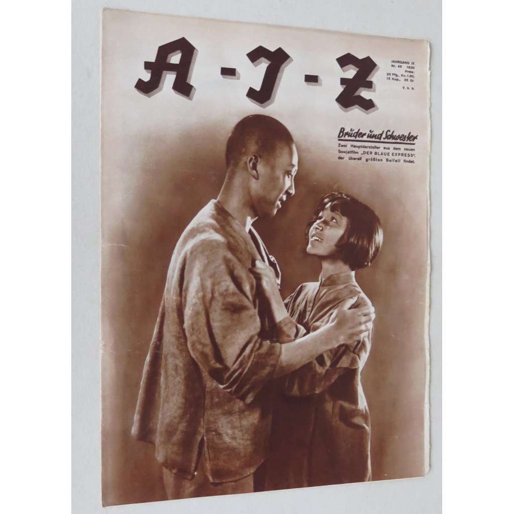 A-I-Z [Arbeiter-Illustrierte-Zeitung; AIZ], roč. 9, 1930, č. 46 [časopis; fotografie; komunismus]