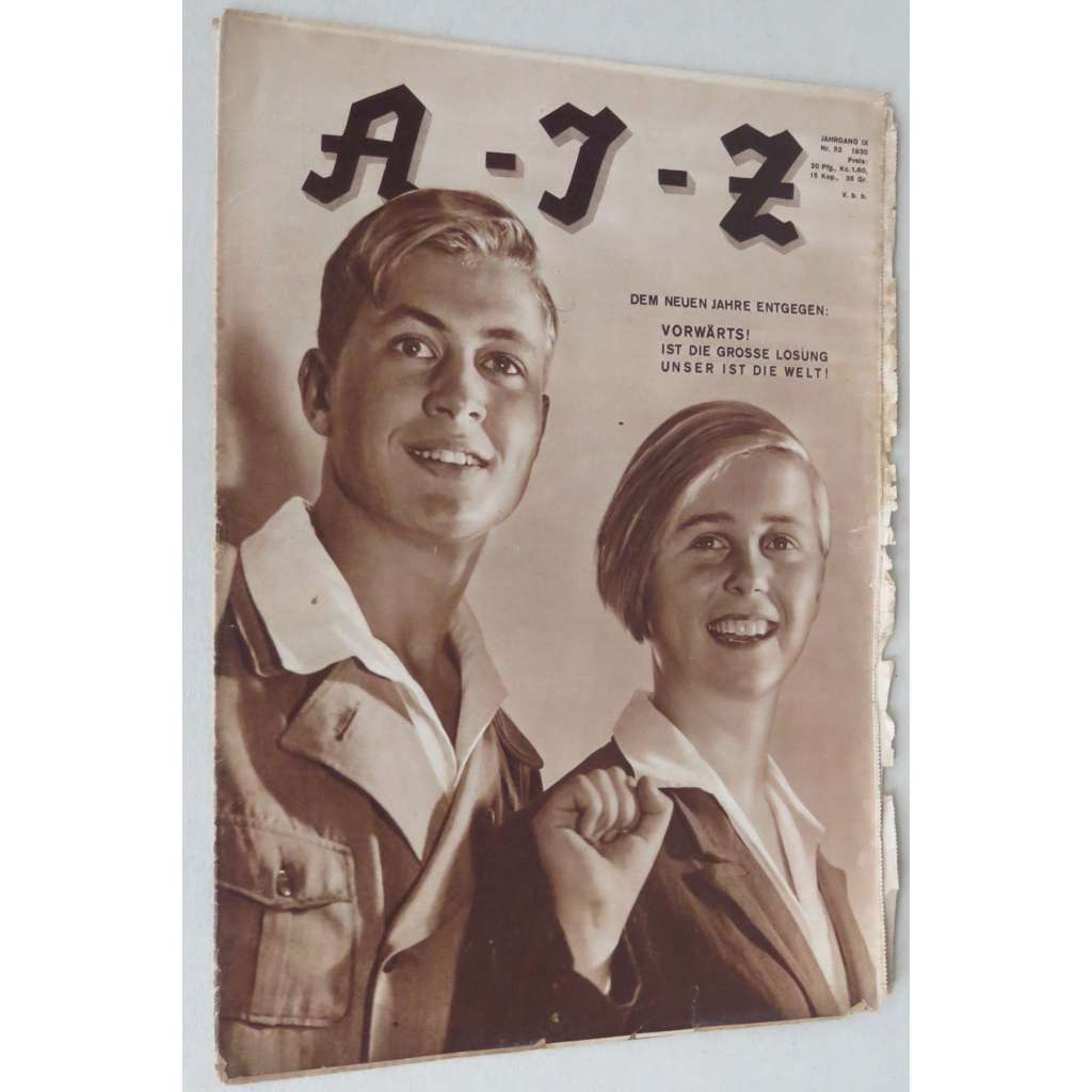 A-I-Z [Arbeiter-Illustrierte-Zeitung; AIZ], roč. 9, 1930, č. 52 [časopis; fotografie; komunismus]