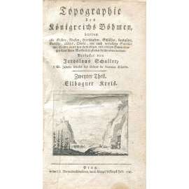 Topographie des Königreichs Böhmen, sv. 2. Ellbogner Kreis [1785; Loketský kraj; Loket; Sudety; Cheb; Jáchymov]