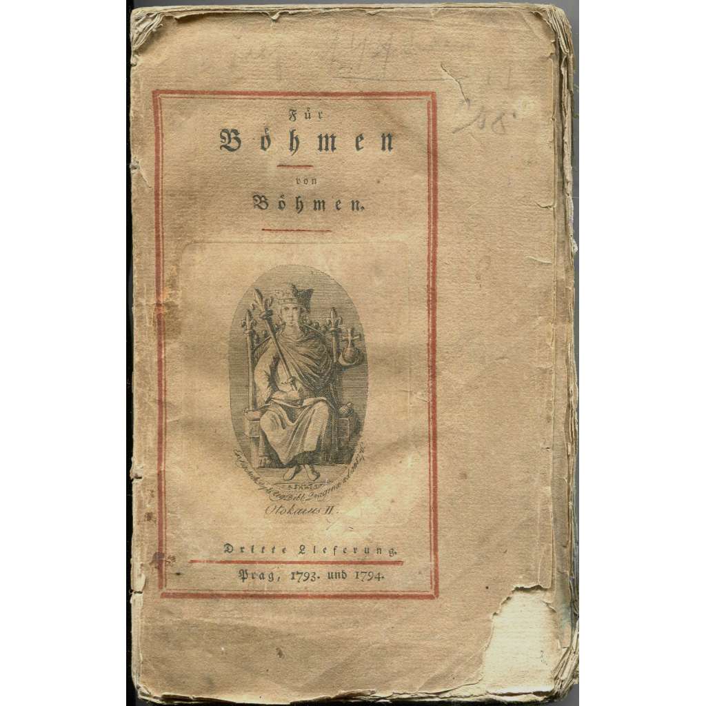 Lieferungen für Böhmen von Böhmen. Dritte Lieferung [1793; časopis; Čechy; historie; dějiny; rytiny; 18. století]