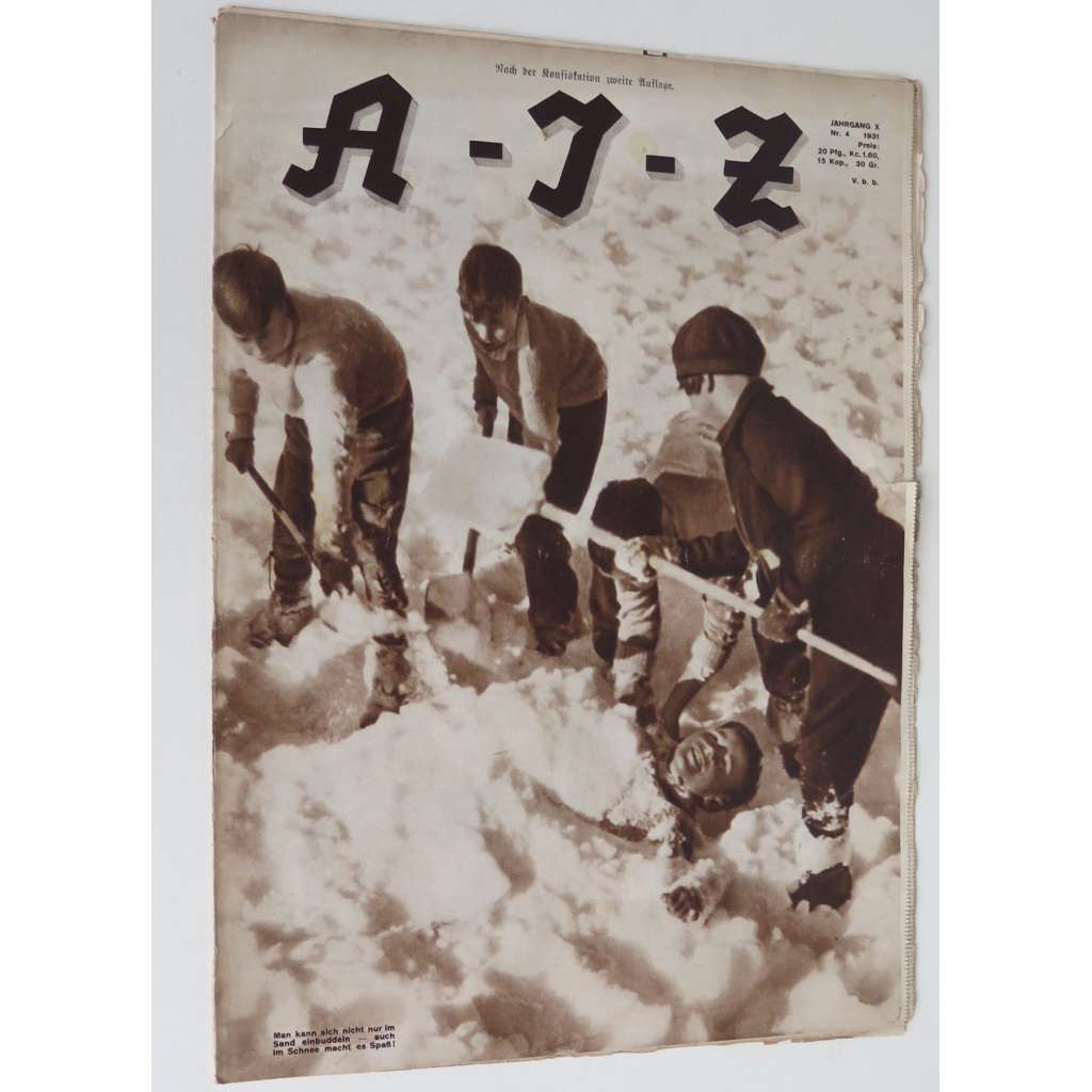 A-I-Z [Arbeiter-Illustrierte-Zeitung; AIZ], roč. 10, 1931, č. 4 [časopis; fotografie; komunismus]