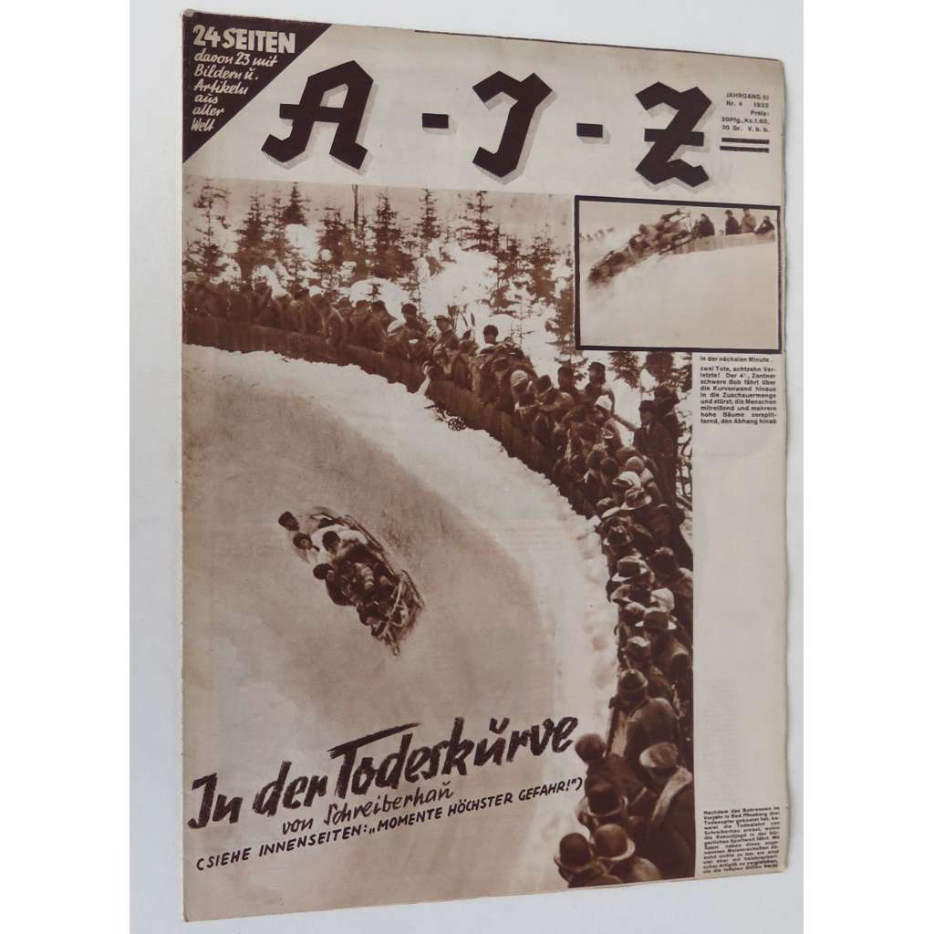 A-I-Z [Arbeiter-Illustrierte-Zeitung; AIZ], roč. 11, 1932, č. 4 [časopis; fotografie; komunismus]