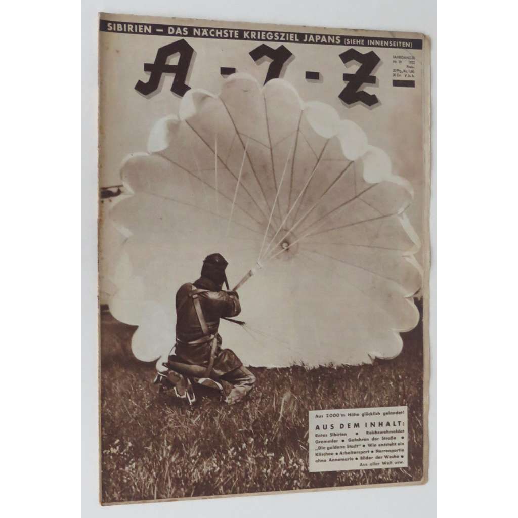 A-I-Z [Arbeiter-Illustrierte-Zeitung; AIZ], roč. 11, 1932, č. 19 [časopis; fotografie; komunismus]