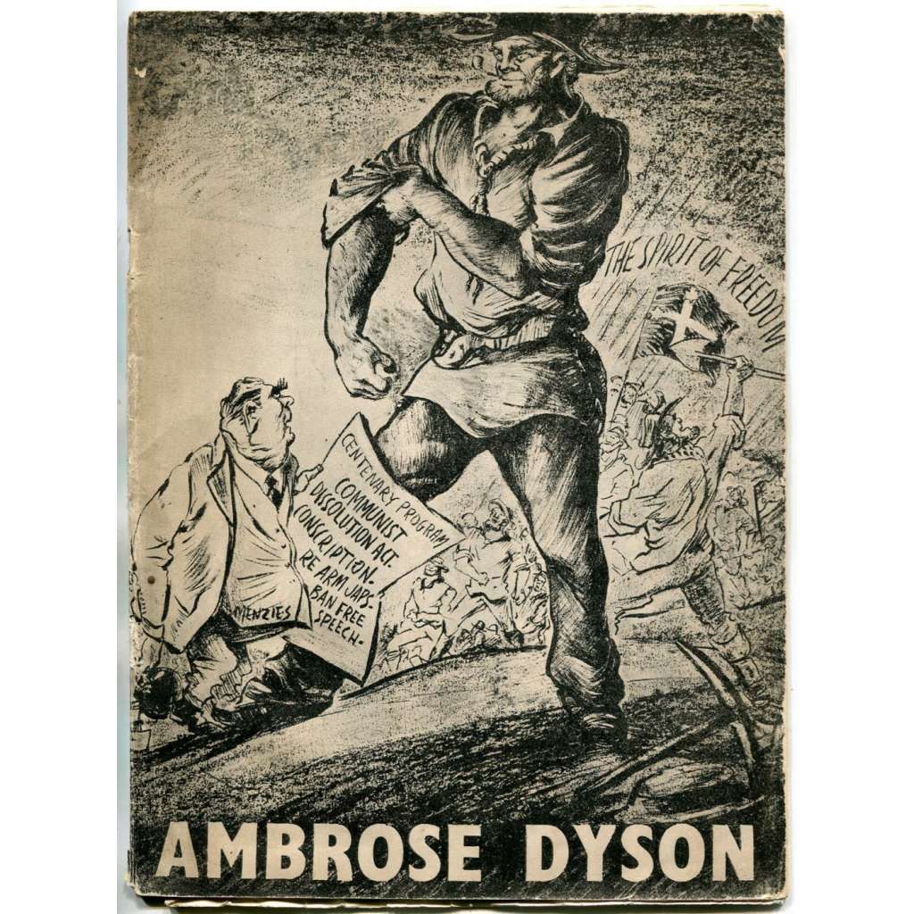 Ambrose Dyson [1953; politické karikatury; umění; politika; Austrálie; komunismus]