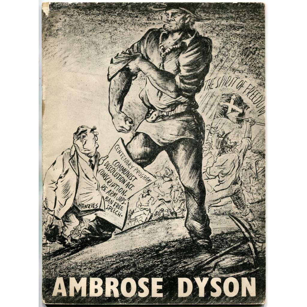 Ambrose Dyson [1953; politické karikatury; umění; politika; Austrálie; komunismus]