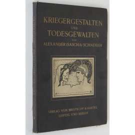 Kriegergestalten und Todesgewalten [1915; umění; válka; smrt; Sascha Schneider]