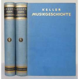 Geschichte der Musik. Mit 32 Porträttafeln, zahlreichen Notenbeispielen und 4 Faksimiles. 6. Auflage [2 svazky, dějiny hudby]