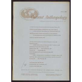 Current Anthropology: A World Journal of the Sciences of Man; Vol. 1, No. 4, July 1960 [časopis, antropologie]