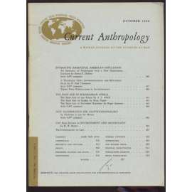 Current Anthropology: A World Journal of the Sciences of Man; Vol. 7, No. 4, October 1966 [časopis, antropologie]