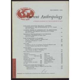 Current Anthropology: A World Journal of the Sciences of Man; Vol. 7, No. 5, December 1966 [časopis, antropologie]