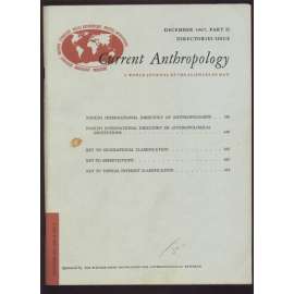 Current Anthropology: A World Journal of the Sciences of Man; Vol. 8, No. 5, Part II, December 1967 [časopis, antropologie]