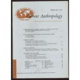 Current Anthropology: A World Journal of the Sciences of Man; Vol. 9, No. 1, February 1968 [časopis, antropologie]