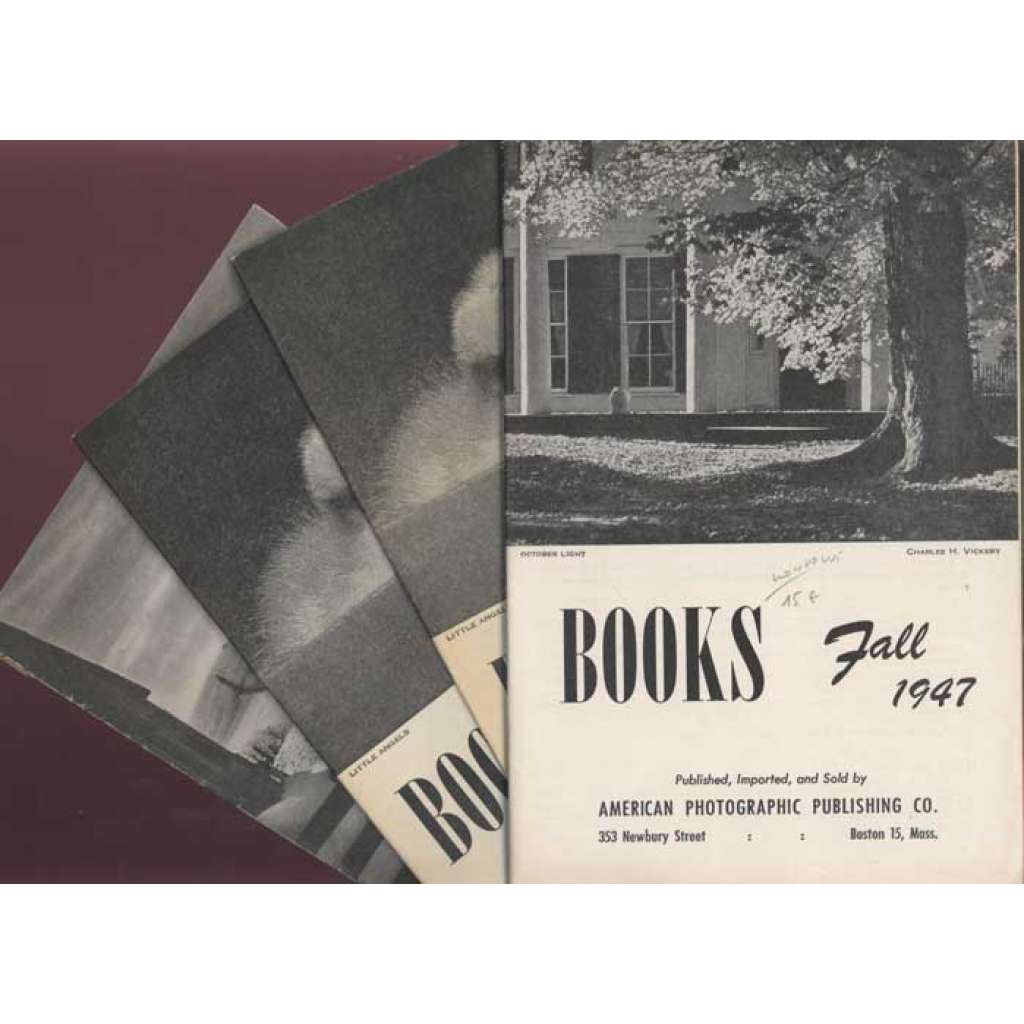 Books: American Photographic Publishing Co. [Konvolut 6 sešitů:] Winter 1938-1939; Spring 1939; 1947; 1947-1948; Spring 1948 (2x) [fotografie, katalog]