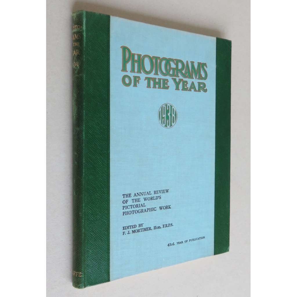 Photograms of the Year 1938: The Annual Review of the World’s Pictorial Photographic Work; 43rd Year of Issue [časopis, amatérská fotografie, Anglie, Jan Lauschmann]