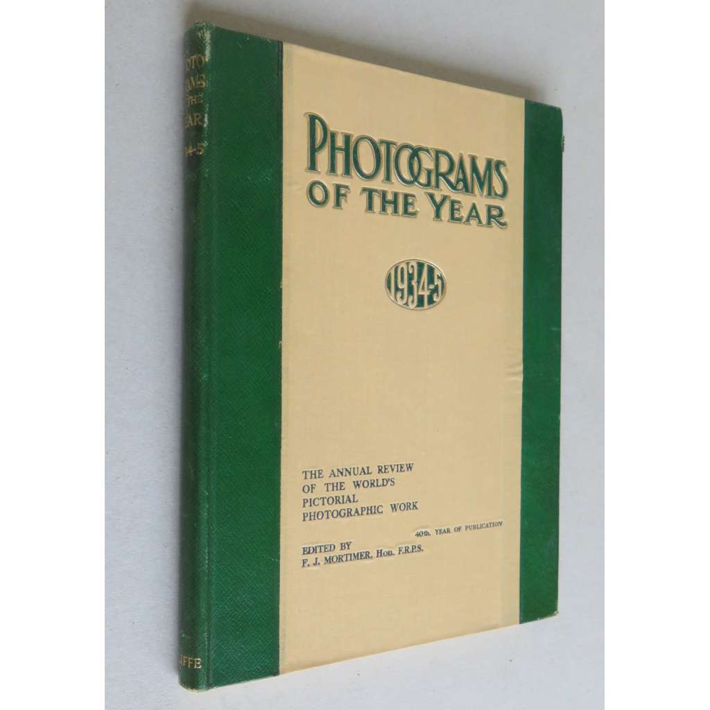 Photograms of the Year 1934-5: The Annual Review of the World’s Pictorial Photographic Work; 40th Year of Issue [časopis, amatérská fotografie, Anglie, Jan Lauschmann]