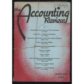 The Accounting Review; Vol. XXV, Nos. 1-4, January-October 1950 [časopis, účetnictví, Spojené státy]