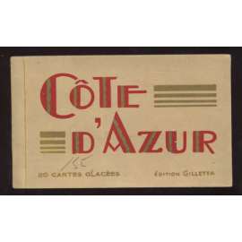 Côte d'Azur. 20 cartes glacées [staré pohlednice, Francouzská Riviéra, Azurové pobřeží]