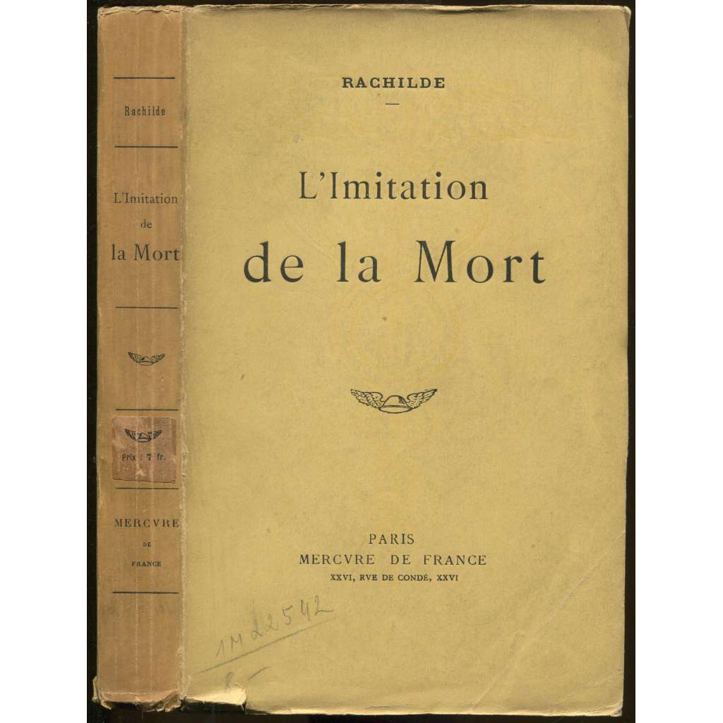 L'imitation de la mort [fin-de-siècle, román, francouzská literatura]